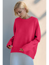 Basic Bae Round Neck Dropped Shoulder Sweater