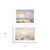 Set Of Two Sunrise Sunset 3 White Framed Print Wall Art