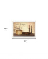 Peace Be With You 4 White Framed Print Wall Art