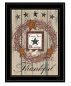 Count Your Blessings 2 Black Framed Print Wall Art
