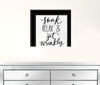 Lets Get Wrinkly 2 Black Framed Print Bathroom Wall Art