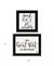 Set Of Two The Best Seat in the House 2 Black Framed Print Bathroom Wall Art