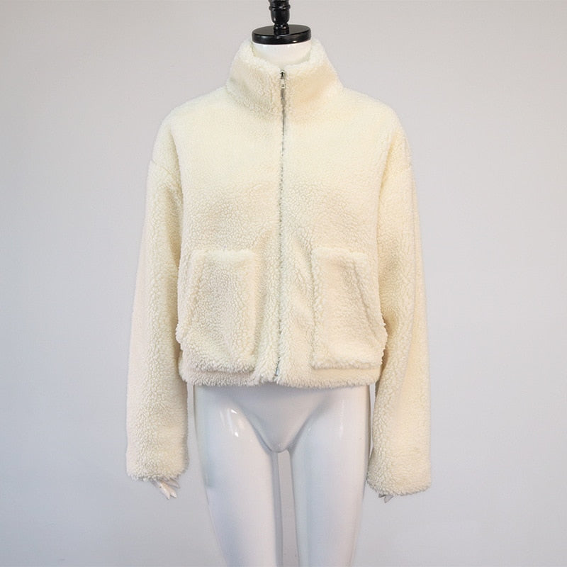 Cocoa Yacht Club Fluffy Fleece Coat