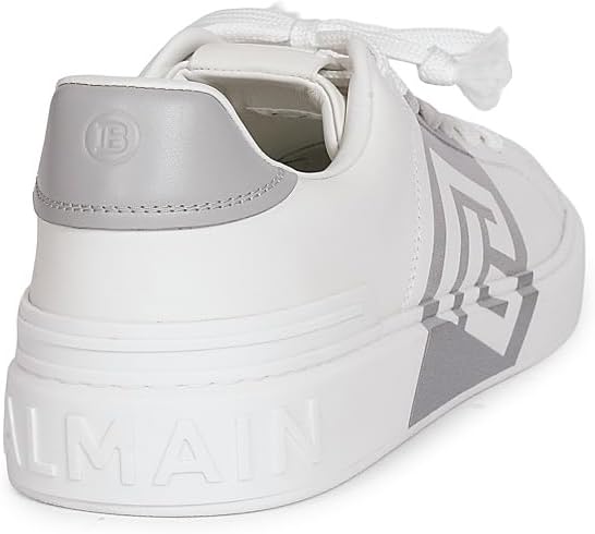 Balmain, B-Court Leather Low-Top Sneakers