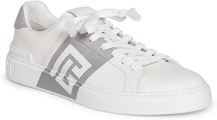 Balmain, B-Court Leather Low-Top Sneakers
