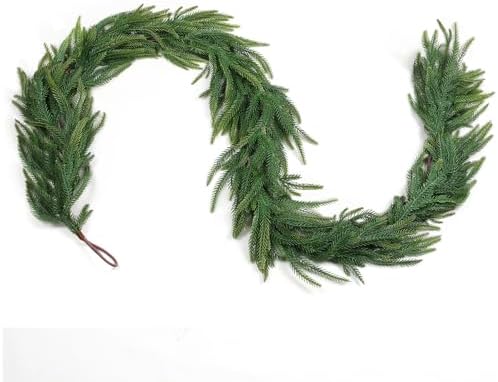 12FT (2 * 6FT) Christmas Norfolk Pine Garland