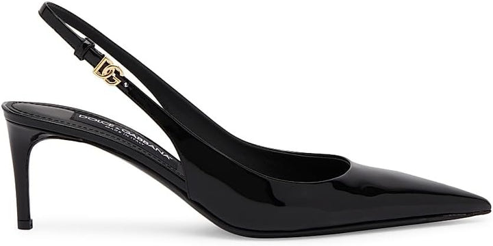 Dolce&Gabbana, 60MM Leather Slingback Pumps