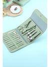 Grass Green 16pcs Portable Manicure Nail Clippers Set