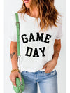 Black GAME DAY Crewneck Graphic T Shirt