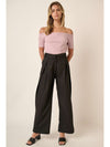 Mittoshop Deep Pleated High Waisted Wide Leg Pants