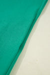 Mint Green Preppy Contrast Striped V Neck Long Sleeve T-shirt Dress