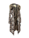 Genuine Silver Fox Down Insulated Parka