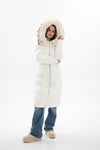 Genuine Fur Trim Down Fill Coat