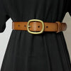 Cocoa Yacht Club Leather Narrow Belt