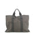 Hermes Herline MM Grey Canvas Tote Bag