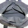 Hermes Herline MM Grey Canvas Tote Bag