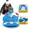 Watersports Snow Tube Bobsled for Kids and Adults w Front Snow Shield