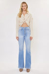 Kancan Curvy High Rise Flare Jeans