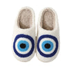 Cocoa Yacht Club Blue Circle Cotton Slippers