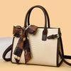 Cocoa Yacht Club Leather Embossed Snakeskin Handbag