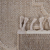NAAR Guros Collection 2X8 Cream / Trellis Indoor / Outdoor Runner Rug