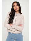 Coalition LA Zip Up Vegan Moto Jacket - Cocoa Yacht Club