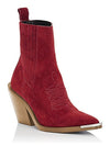 Cocoa Yacht Club Suede Wedge Ankle Boots