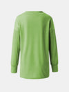 Full Size V-Neck Long Sleeve T-Shirt - Cocoa Yacht Club