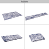 LOOM & LUXE Blue Area Rug 5x8, Washable Rug, Low-Pile, Non-Slip, Non-Shedding, Foldable, Kid & Pet Friendly - Area Rugs for living room, bedroom, kitchen (Blue, 5' x 8')