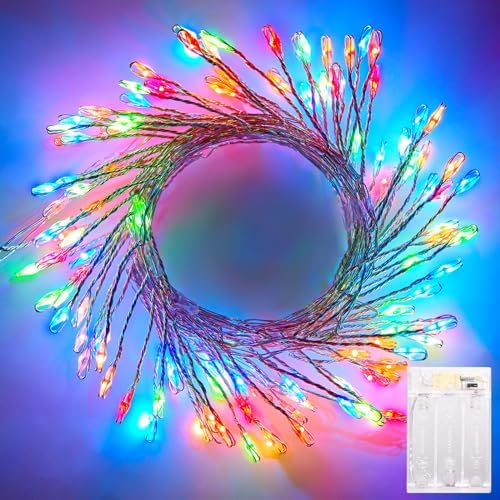 Fairy Lights Battery Operated, 10Ft 120 LEDs