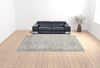 5' X 8' Ivory Shag Power Loom Stain Resistant Area Rug