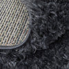 5' X 8' Ivory Shag Power Loom Stain Resistant Area Rug