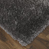 5' X 8' Ivory Shag Power Loom Stain Resistant Area Rug