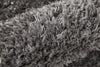 5' X 8' Ivory Shag Power Loom Stain Resistant Area Rug