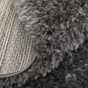 5' X 8' Ivory Shag Power Loom Stain Resistant Area Rug