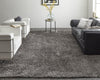 5' X 8' Ivory Shag Power Loom Stain Resistant Area Rug