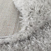 5' X 8' Ivory Shag Power Loom Stain Resistant Area Rug