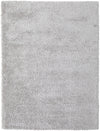 5' X 8' Ivory Shag Power Loom Stain Resistant Area Rug