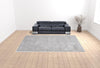 5' X 8' Ivory Shag Power Loom Stain Resistant Area Rug