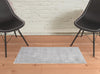5' X 8' Ivory Shag Power Loom Stain Resistant Area Rug