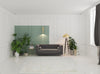 5' X 8' Ivory Shag Power Loom Stain Resistant Area Rug