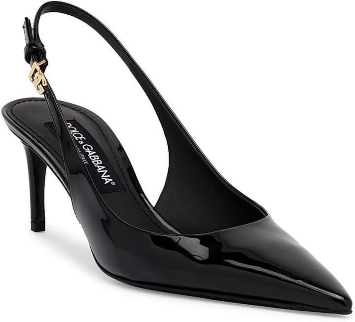 Dolce&Gabbana, 60MM Leather Slingback Pumps