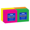 90 Ct. 3" X 3" Neon Stick On Notes (12/Shrink) - Sticky Notes
