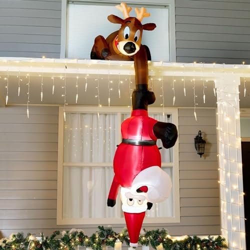 8 FT Hanging Christmas Inflatables Decoration