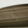 Fendi Grey Leather Zip Around Long Wallet