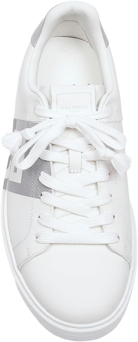 Balmain, B-Court Leather Low-Top Sneakers