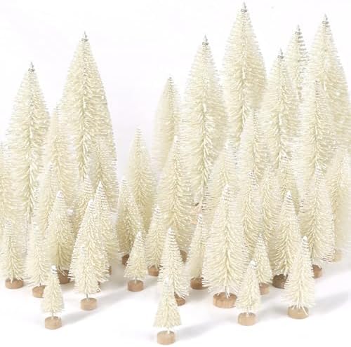 30Pcs Christmas Decorations Mini Christmas Trees