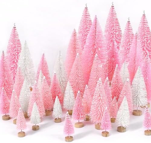 30Pcs Christmas Decorations Mini Christmas Trees