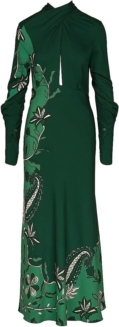 Johanna Ortiz, Candelaria Interdimensional Silk Maxi Dress