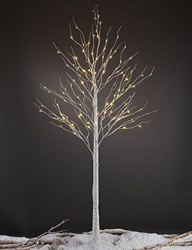 LED Birch Tree Light Set